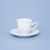 Cup 120 ml plus saucer 140 mm, Ophelie white, Moritz Zdekauer 1810