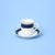 Sabina 767: Cup 100 ml espresso + saucer 115 mm, cobalt + blue, Leander Loučky