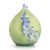 Canna lily design sculptured porcelain sugar jar 12 cm, Porcelain FRANZ