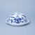 Cheese jar round - complet, Original Blue Onion Pattern
