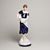 Lady with jug 8 x 7,5 x 22,5 cm, Isis, Porcelain Figures Duchcov