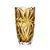 Skleněná váza Flora Ambr, 28 cm, Aurum Crystal
