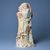 Vase/figurine 27 cm, A. Mucha Winter 1900, decor biscuit, porcelain, Goebel