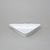 Verona white: Bowl triangle 18 cm, G. Benedikt 1882