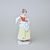 Dáma s květinou 7 x 8 x 19 cm, Saxe, Porcelánové figurky Duchcov