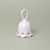 Bell 11,5 cm, Lenka 563, Rose China Chodov