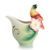 Shangri-la bird of paradise design sculptured porcelain creamer 14 cm, Porcelain FRANZ