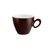 Espresso cup and saucer, Trio 23602 Dark Chocolate, Seltmann Porcelain