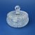 Jar w/Lid 16,5 cm, cut 500 pk, Bohemia Crystal