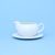 Sauce boat 400 ml plus undersaucer, Thun 1794 Carlsbad porcelain, Opal white