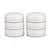 Salt and pepper shaker, No Limits 24943 Cream Lines, Seltmann Porcelain