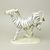 Zebra 29,5 x 25,5 x 11,5 cm, Luxor, Porcelánové figurky Duchcov (2.j.)