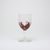 Egermann: Wine Glass Red Stain, 12 cm, Crystal Glasses Egermann