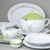 Dining set for 6 persons, Thun 1794 Carlsbad porcelain, OPAL grass