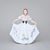 Dívka Rokoko, 17 x 11 x 19,5 cm, Isis, Porcelánové figurky Duchcov