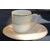 Coffee cup and saucer 0,21 l, Granat Marsala 3732, Tettau Porcelain