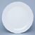 Dish round flat 35 cm (club plate), White with blue line, Cesky porcelan a.s.