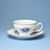 Tea cup and saucer 205 ml / 16 cm, Thun 1794 Carlsbad porcelain, BERNADOTTE blue rose