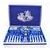 24 pcs. Blue Onion Cutlery dining set in GIFT BOX, Blue Onion Pattern