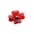 Skleněný květ - vlčí mák, Magnetka, 40 x 10 mm, Křišťálové dárky a dekorace PRECIOSA