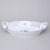 Basket oval perforated 28 cm, Forget-me-not, Český porcelán a.s.