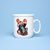 Mug Mole in stocking cap by Zdenek Muller 0,2 l Thun 1794 Carlsbad porcelain