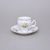 Espresso cup and saucer 75 ml / 12 cm, Thun 1794 Carlsbad porcelain, BERNADOTTE 023011