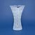 Křišťálová váza X - 500PK broušená, 255 mm, Crystal BOHEMIA
