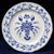Plate dining 24 cm, Cancer, (wall plate too), Original Blue Onion Pattern