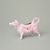 Creamer - cow 14,5 x 9 cm, decor 158, Leander 1907, rose china