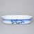 Mísa zapékací s uchy velká 7 x 39,8 x 24,6 cm, Thun 1794, karlovarský porcelán, BLUE CHERRY