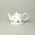 Konvice čajová M s víčkem a sítkem 0,35 l, házenka rakouská, Český porcelán a.s.