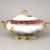 Soup tureen 3 l, hunting - ruby, Carlsbad