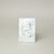 Porcelánový kachlík závěsný 8,7 x 13 cm, dívka s čepcem, Alena Burešová