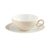 Tea cup and saucer, Trio 23600 Vanilla, Seltmann Porcelain