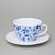 Šálek 330 ml a podšálek 17 cm Milada, Fragmenty cibuláku, modrá, Český porcelán a.s.