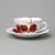 Šálek a podšálek C/1 + ZC1 (zrcadlový podšálek) 0,20 l / 15,5 cm na čaj, vlčí máky, Český porcelán a.s.