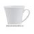 Cup 0,09 l mocca and saucer 15,5 cm, Top life White, Seltmann Porcelain