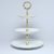 Etažer 3-díl. 34 cm, Thun 1794, karlovarský porcelán, BERNADOTTE zlatá linka