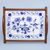 Cooking mat in wooden frame 39 x 29 cm, Original Blue Onion Pattern