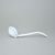 Sauce spoon 20 cm, Thun 1794 Carlsbad porcelain, BERNADOTTE Forget-me-not-flower