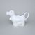 Creamer Cow DUX, 18 x 12,5 x 7,5 cm, 270 ml, White, Duchcov