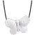Porcelain pendant BUTTERFLY, 3,9 x 2,7 cm, Meissen porcelain