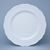 Plate dining 27 cm, Ophelia white with bottom sign, Thun 1794