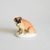 Mops, 9 x 6 x 9 cm, Döring G.v., Porcelánové figurky Aelteste Volkstedter