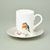 Robin: Mug 325 ml and saucer breakfast, English Fine Bone China, Roy Kirkham