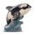 De Rosa - Orca, 10 x 7 x 10 cm, Ceramic figure, De Rosa Montevideo