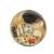 Brooch - The Kiss, 5 / 5 / 1 cm, porcelain, G. Klimt, Goebel
