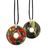 Necklace Poppy 5 / 1 / 5cm, porcelain, L. C. Tiffany, Goebel