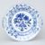 Cake palte with handles 28 cm, Original Blue Onion Pattern + platinum